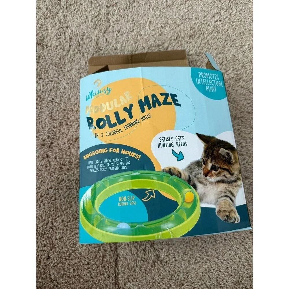 Hodular Rolly Maze Cat Toy | Doghaus Whimsy Collection